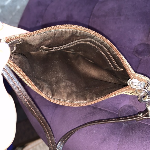 Coach Logo Mini Wristlet - Picture 7 of 7